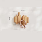 Wood Piano Hook Rail