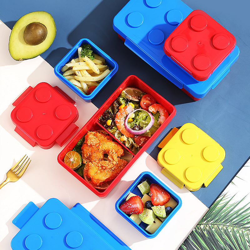 Cute Building Block Lunchbox for Kids