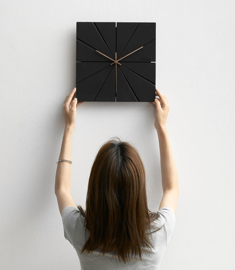 Minimalist Modern Silent Wall Clock for Living Room