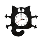 Silent Cat Wall Decoration Clock for Children's Room