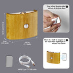Rechargeable Wall Lamp Wireless Magnetic No-Drill Motion-Sensing Bedroom Bedside Stair Wall Lamp