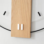 Solid Wood Nordic Wall Decoration Clock 40cm