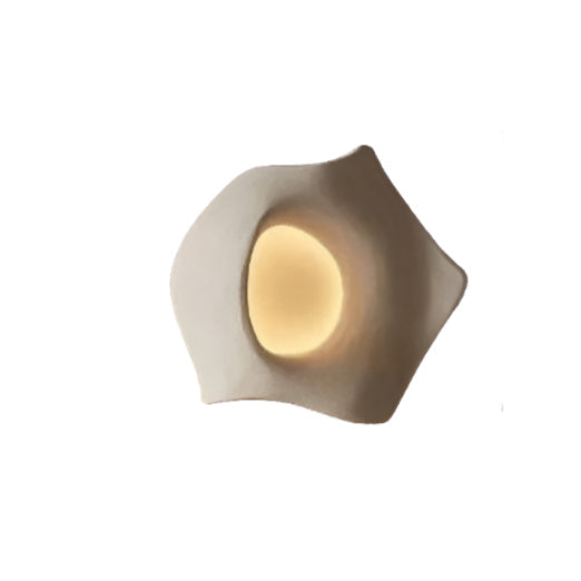 Wall lamp made of Polystyrene in Wabi-Sabi Style