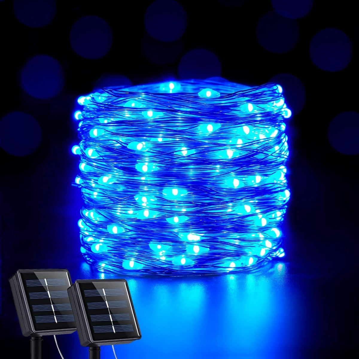 Waterproof fairy lights with solar energy