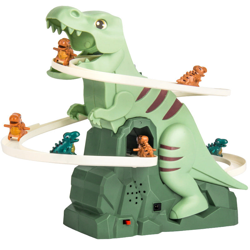 Dino Slide Roller Coaster Fun