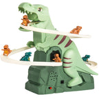 Dino Slide Roller Coaster Fun