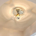 French Vintage Medieval Bauhaus Ceiling Lamp