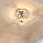 French Vintage Medieval Bauhaus Ceiling Lamp