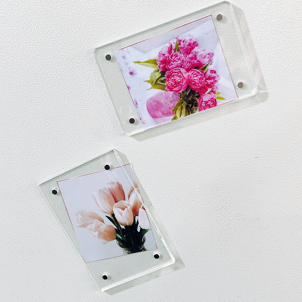 Magnetic Acrylic Photo Frame 5 Piece Set