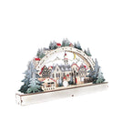 Wooden LED Christmas Village Decoration