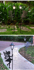 New Solar Lawn Light, Outdoor Waterproof Iron Fairy Garden Atmosphere Light