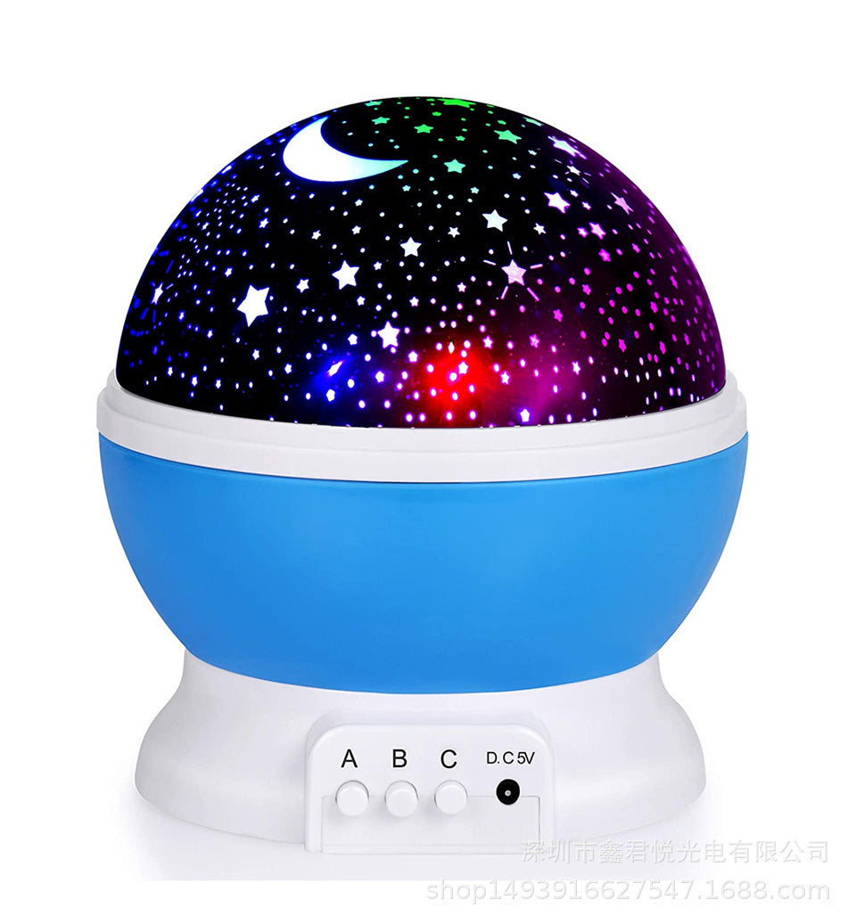 Soothing Night Light Ball with Star Projection