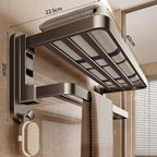 Folding Suction Cup Towel Holder