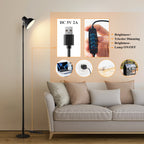 LED Dorm Desk Lamp for Students Reading Study USB Plug-in Extendable Desk Lamp