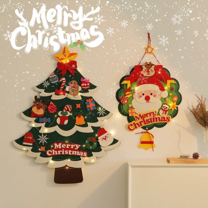 DIY Thickened Felt Christmas Tree Kit