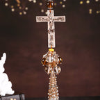 Crystal Cross Car Pendant