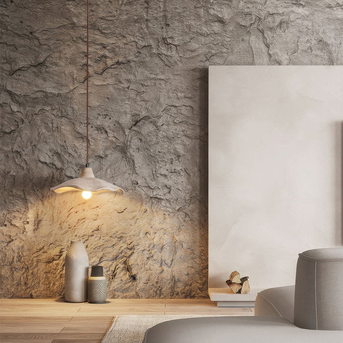 Stone Ceiling Lamp
