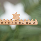 Wooden Santa Claus Climbing Ladder Countdown