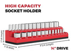 Heavy-Duty Magnetic Socket Organizer
