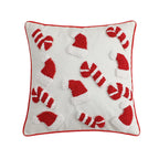 3D Tufted Velvet Christmas Throw Pillow