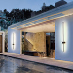 LED Outdoor Wall Light Fixture - Waterproof Luminous Line Design for Patios, Gardens & Walkways