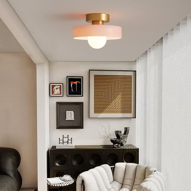 French Ceiling Lamp in Bauhaus style