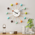 Decorative large silent wall clock for the living room 21 inches