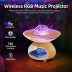 Creative Wireless Charging Night Light Bedroom Desk Projection Lamp