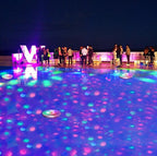 Outdoor LED Waterproof Diamond Pool Light Floating Decor