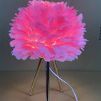 Feather Table Lamp