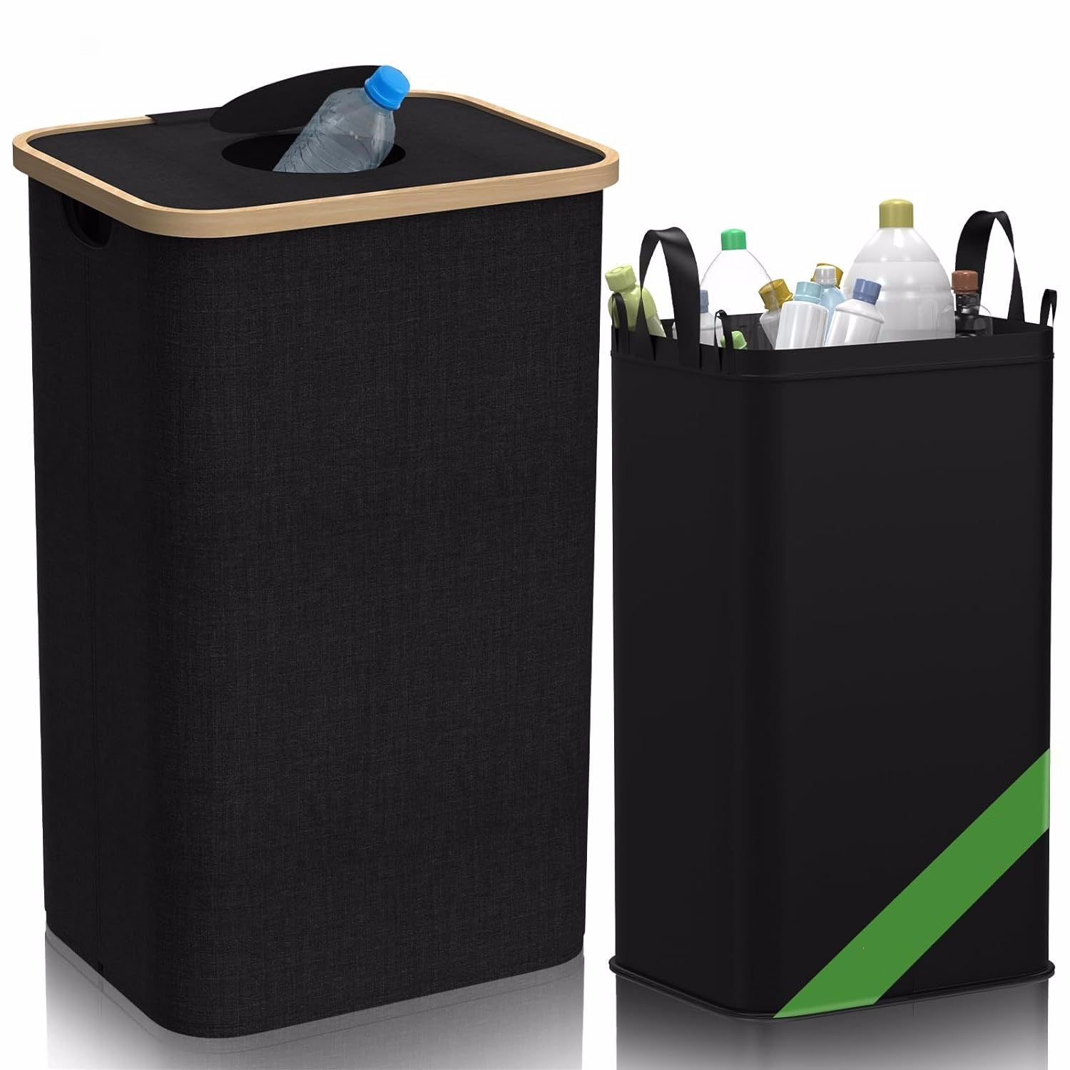 2in1 Foldable Storage Bag for Plastic Waste or Deposit Bottles