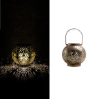 Solar Owl Hanging Light, Iron Lantern Outdoor Yard Decor