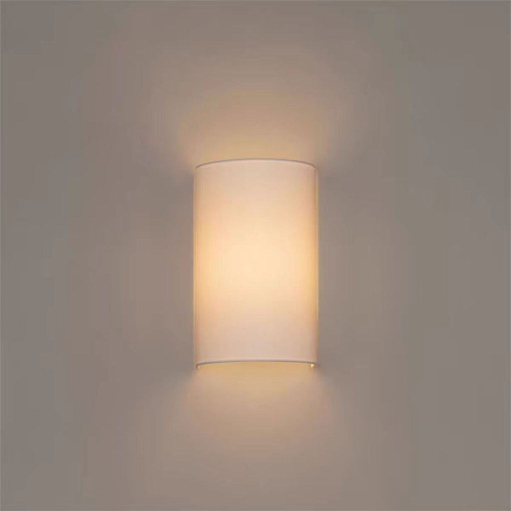 Fabric Wall Lamp in Japanese Wabi-Sabi Style