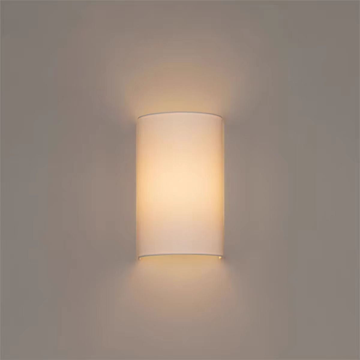 Fabric Wall Lamp in Japanese Wabi-Sabi Style