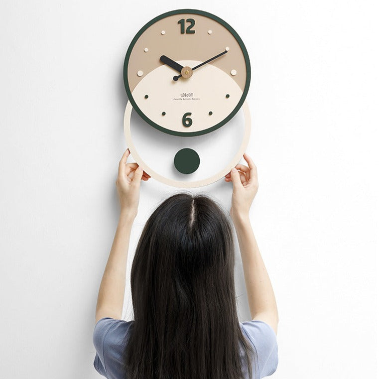 Nordic Minimalist Wall Decoration Clock for the Living Room
