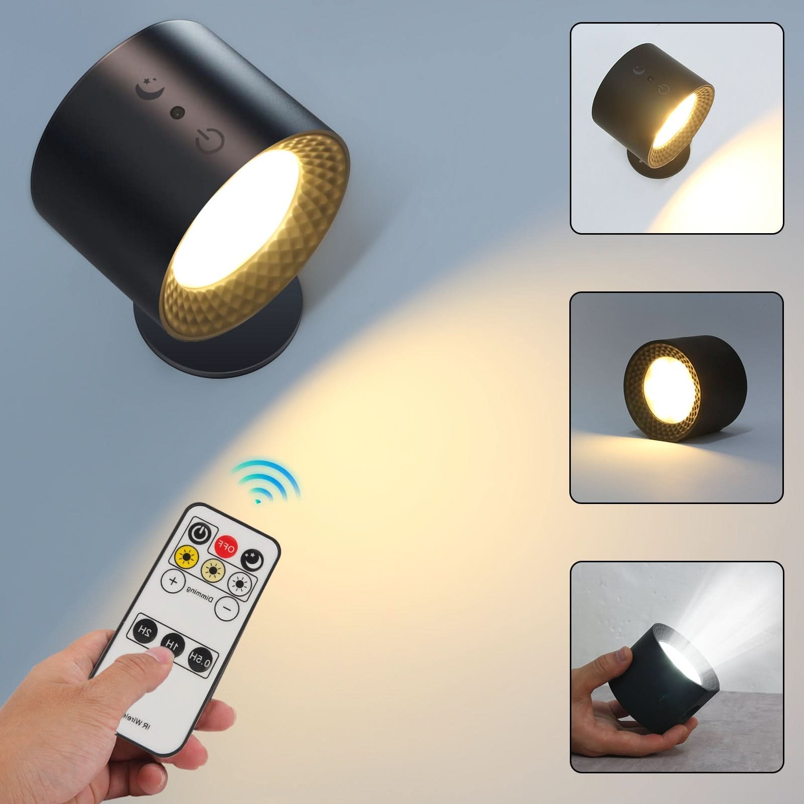 Dimmable & 360° rotatable for every home