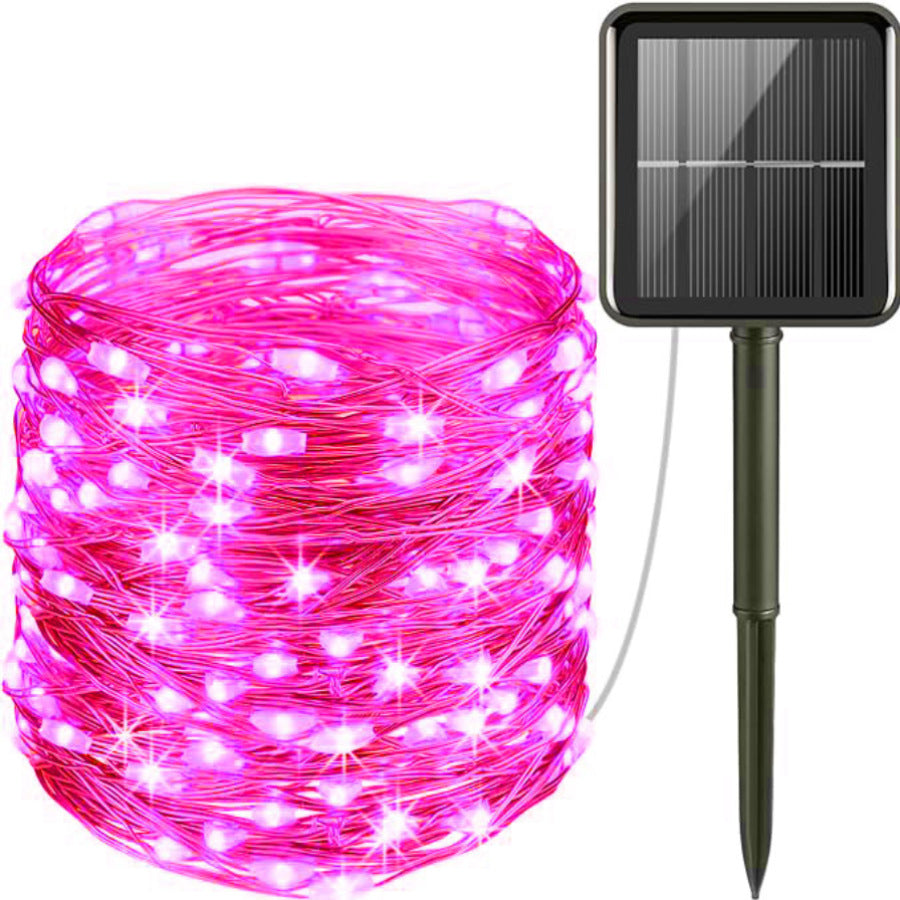 Waterproof fairy lights with solar energy