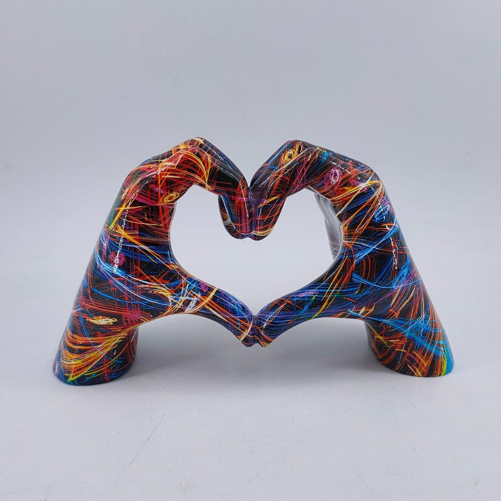 LoveSculpt Handcrafted Heart Decoration – Symbol of Love & Connection for Home Decor