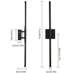 Wireless Rechargeable Linear Wall Lamp Stepless Dimming Plug-in Wall Light