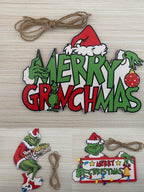 Grinch Christmas Wall Door Hanging Sign
