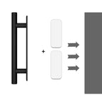 Self-adhesive cabinet handle