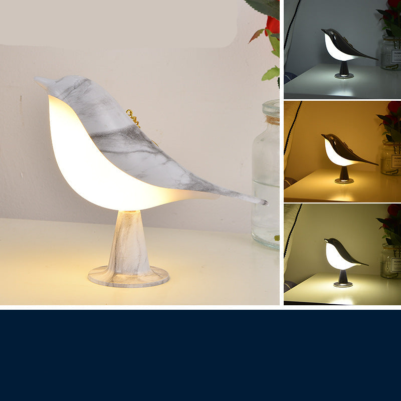 Elegant Bird Lamp with 3 Light Levels