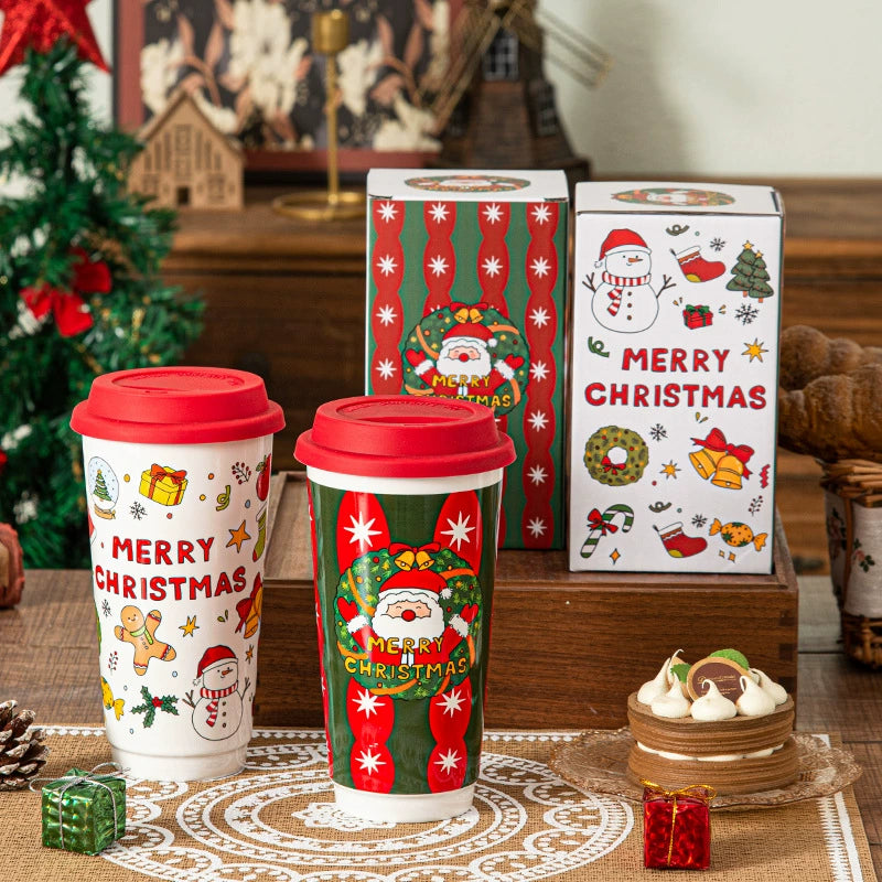 Cute Ceramic Christmas Coffee Mug