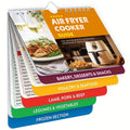 Air Fryer Cheat Sheet Magnets Cooking Instructions Booklet