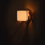 Fabric Wall Lamp in Japanese Wabi-Sabi Style