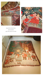 Christmas Tapestry Woven Sofa Full Cover