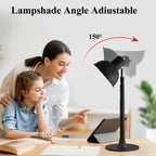 LED Dorm Desk Lamp for Students Reading Study USB Plug-in Extendable Desk Lamp