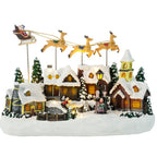 Luminous Musical Flying Deer Christmas House