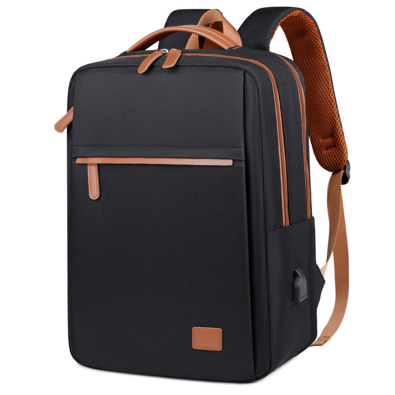TechPort Laptop Backpack with USB Charging Port – Water-Resistant Design for 15.6-Inch Laptops