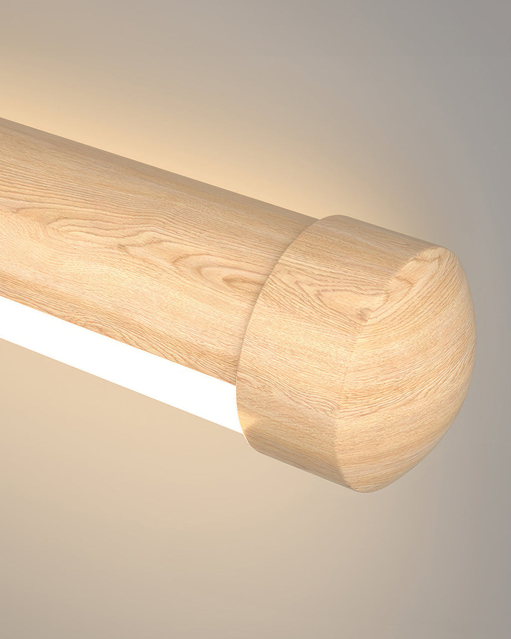 Modern Wall Lamp made of Wooden Arch